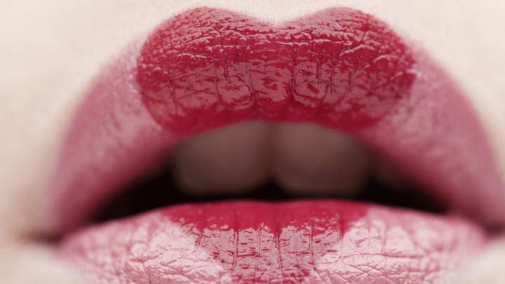 Pink Lips Closeup